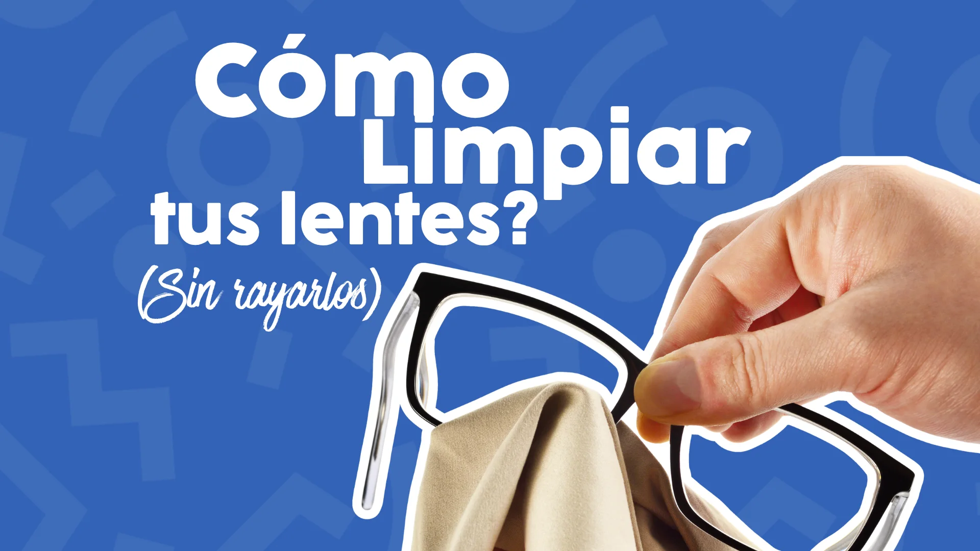 ¿Tus lentes tienen huellas, manchas o parecen haber sobrevivido a una batalla de michi? 😅